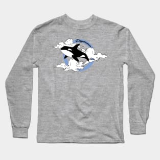 Daydreamer Flying Orca Long Sleeve T-Shirt